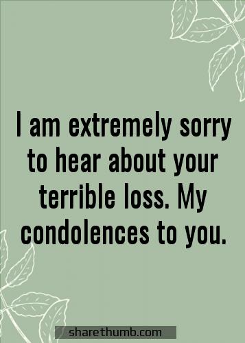 short sympathy message for flowers